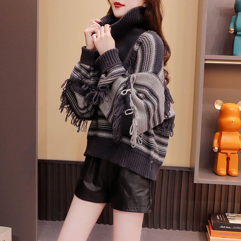 Короткий дизайнерский пуловер, женский свитер на осень-зиму 2022, повседневный свитер с длинными рукавами, новый свободный пуловер с напуском, женский топ One Size серый
Короткий дизайнерский пуловер, женский свитер на осень-зиму 2022, повседневный свитер с длинными рукавами, новый свободный пуловер с напуском, женский топ One Size серый