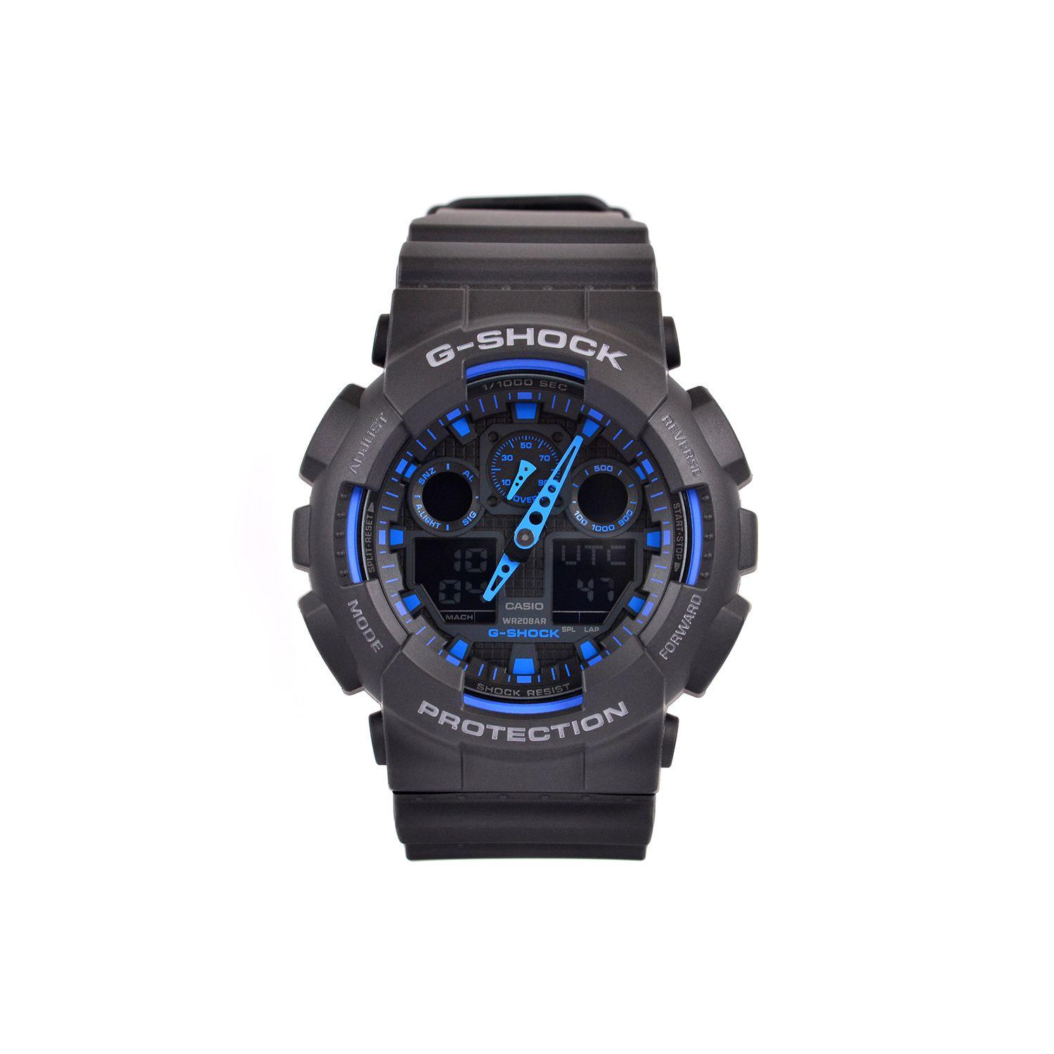 G-Shock Единорог Три стрелки Три глаза Большой циферблат Ударопрочный Антимагнитный Кварцевый механизм Ремешок из смолы Мужские часы Черный GA-100-1A2 Regular Watch Box,Black Blue
G-Shock Единорог Три стрелки Три глаза Большой циферблат Ударопрочный Антимагнитный Кварцевый механизм Ремешок из смолы Мужские часы Черный GA-100-1A2 Regular Watch Box,Black Blue