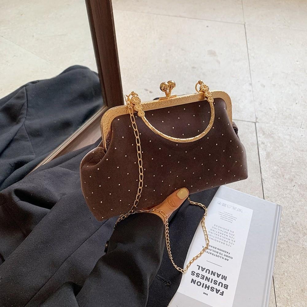 Polka Dot Ladies Evening Clutch Purse Clip Closure Retro Female Handbag Dinner Party кавовий
Polka Dot Ladies Evening Clutch Purse Clip Closure Retro Female Handbag Dinner Party кавовий
