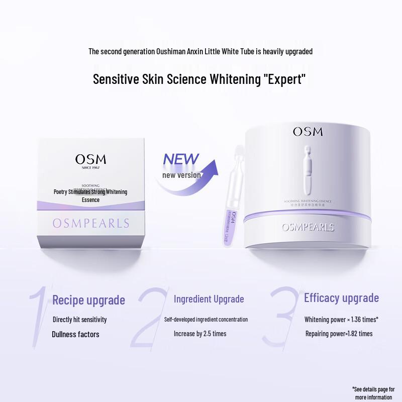 OSM Успокаивающая отбеливающая эссенция
OSM Успокаивающая отбеливающая эссенция