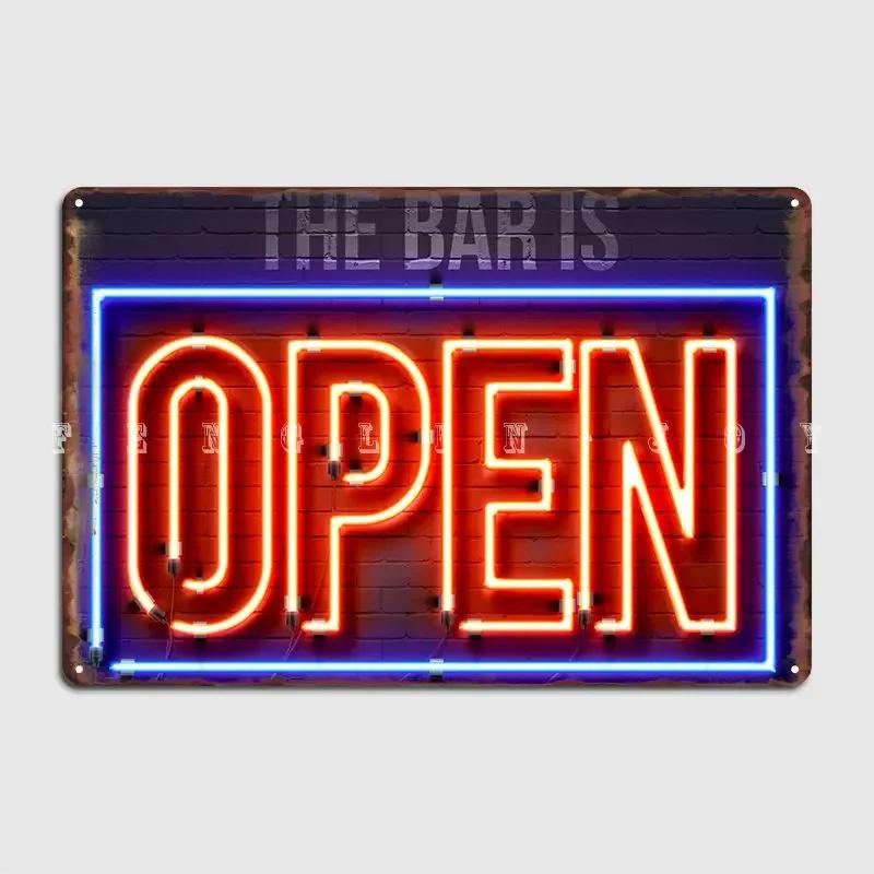 The Bar Is Open Neon Sign Metal Plaque Poster Wall Cave Pub Garage Decoration Mural Painting Tin Sign Posters 20x30cm
The Bar Is Open Neon Sign Metal Plaque Poster Wall Cave Pub Garage Decoration Mural Painting Tin Sign Posters 20x30cm
