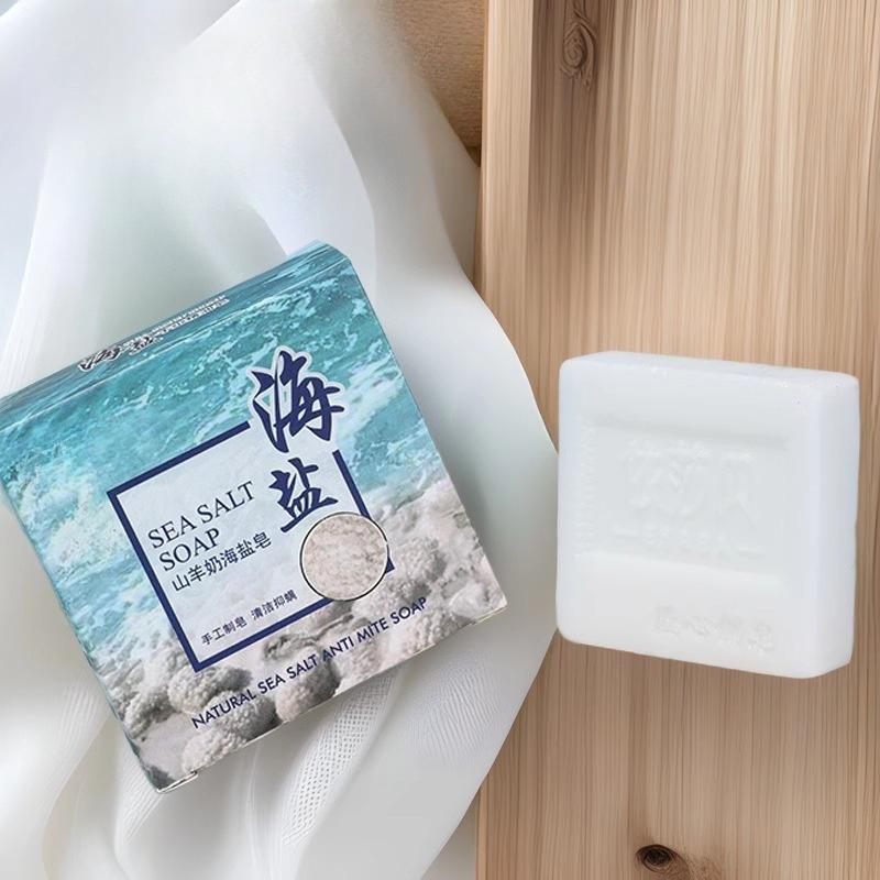 Мыло с морской солью, очиститель, удаление прыщей, поры, лечение прыщей, козье молоко, увлажняющее мыло для лица, мыльная основа, уход за кожей 80g
Мыло с морской солью, очиститель, удаление прыщей, поры, лечение прыщей, козье молоко, увлажняющее мыло для лица, мыльная основа, уход за кожей 80g