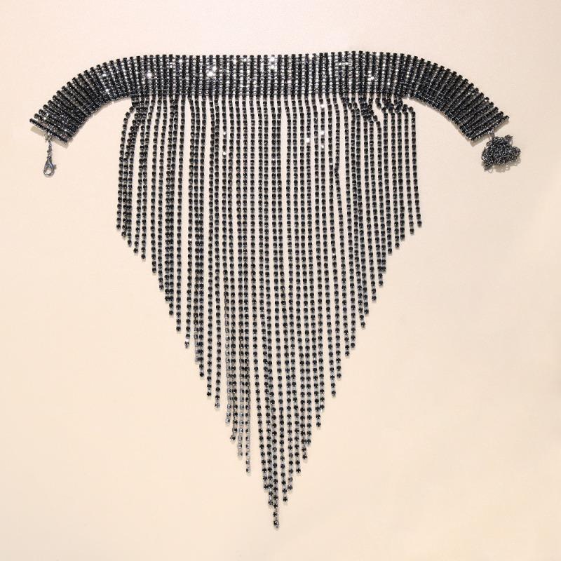 Sparkling Tassel Mask Ethnic Style Masquerade Ball Crystal Mask Gun black
Sparkling Tassel Mask Ethnic Style Masquerade Ball Crystal Mask Gun black