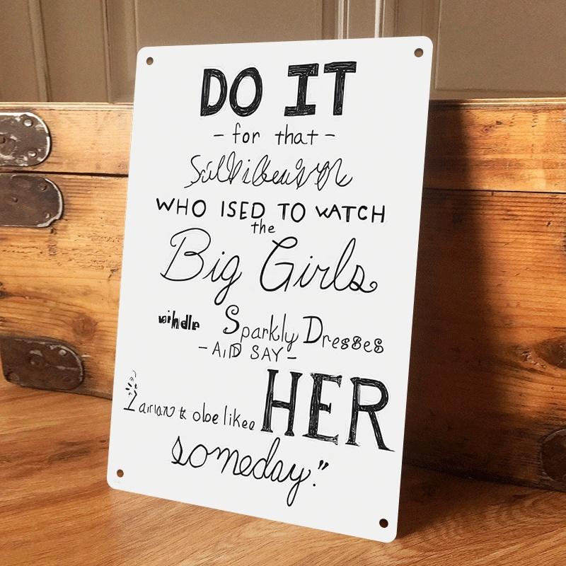 1 piece of inspirational tinplate wall hanging plaque for home decoration, office, study, bedroom, living room, art wall decorat (as the picture,20x30cm)
1 piece of inspirational tinplate wall hanging plaque for home decoration, office, study, bedroom, living room, art wall decorat (as the picture,20x30cm)