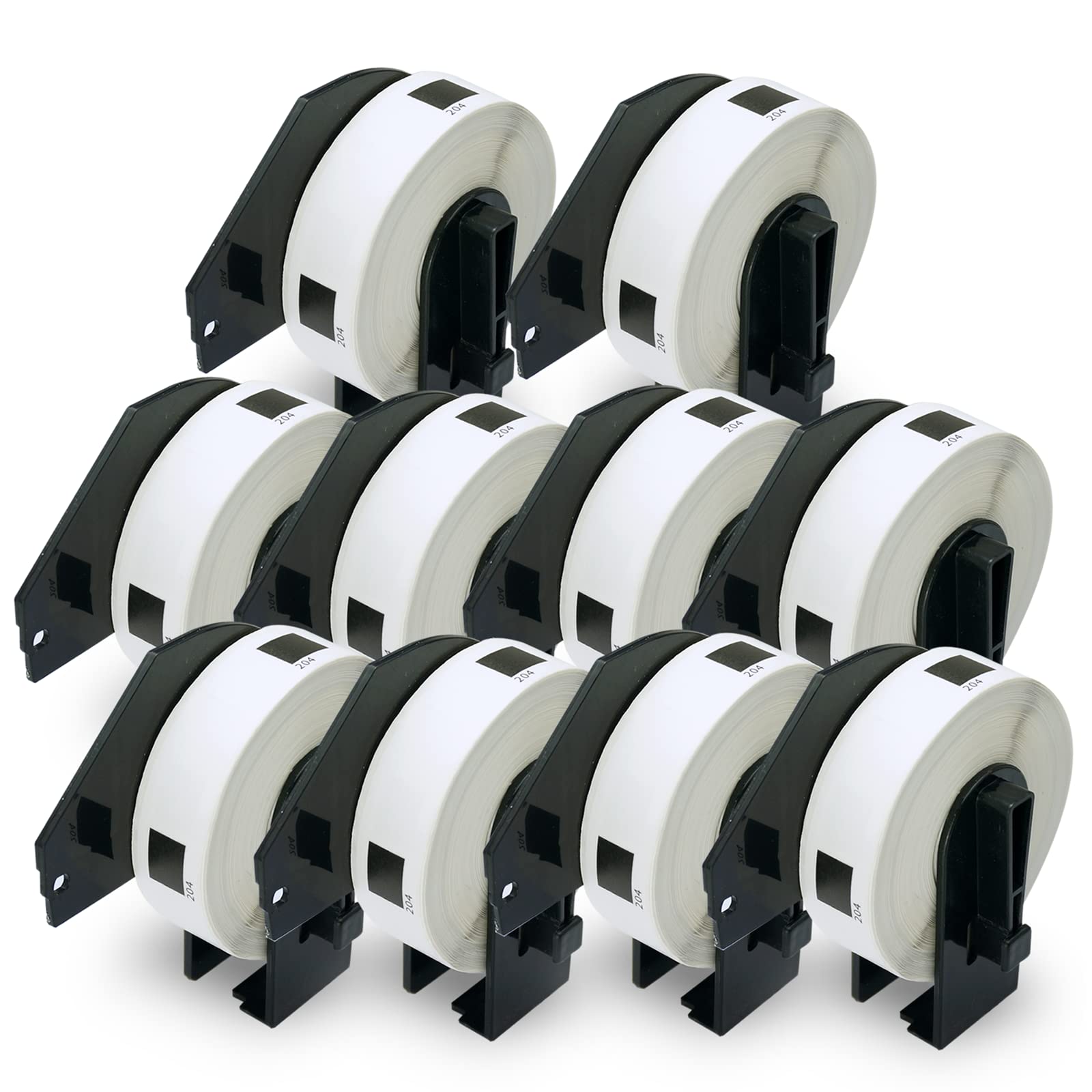 BETCKEY Thermal Paper Brother Label Printer Roll Compatible Label Stickers BROTHER 17x54mm 400 Sheets Compatible with Food 10 Pieces White DK-1204 білий
BETCKEY Thermal Paper Brother Label Printer Roll Compatible Label Stickers BROTHER 17x54mm 400 Sheets Compatible with Food 10 Pieces White DK-1204 білий