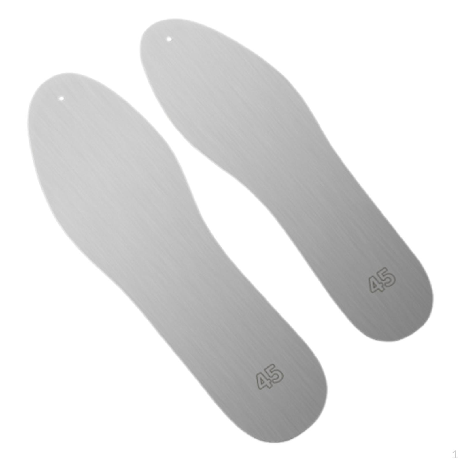 1 Pair of Ergonomic Stainless Steel Shoe Insoles, Anti-nail Protection, Portable And , Suitable for EU45
1 Pair of Ergonomic Stainless Steel Shoe Insoles, Anti-nail Protection, Portable And , Suitable for EU45