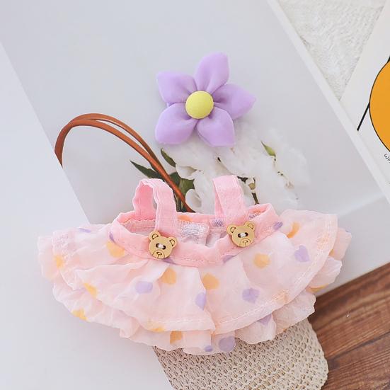 Doll Clothes for 17cm La Bubu 2-Piece Set Hair Clip Floral Dress Outfit Floral Hairpin Doll Accessory
Doll Clothes for 17cm La Bubu 2-Piece Set Hair Clip Floral Dress Outfit Floral Hairpin Doll Accessory