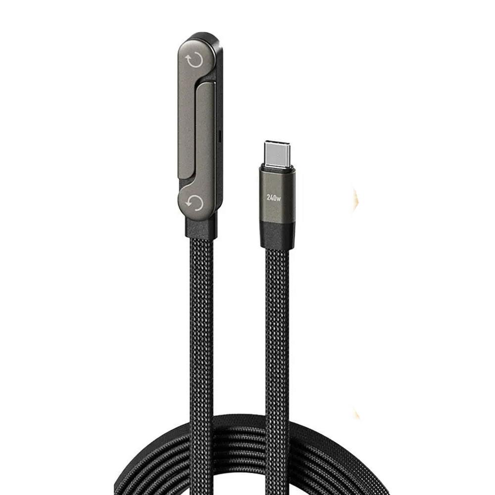 1.5M 240W Fast Charging Foldable Mobile Phone Holder Data Cable Multi-Angle Adjustment Non-Stop Charging Phone Holder PD Usb Cable
1.5M 240W Fast Charging Foldable Mobile Phone Holder Data Cable Multi-Angle Adjustment Non-Stop Charging Phone Holder PD Usb Cable