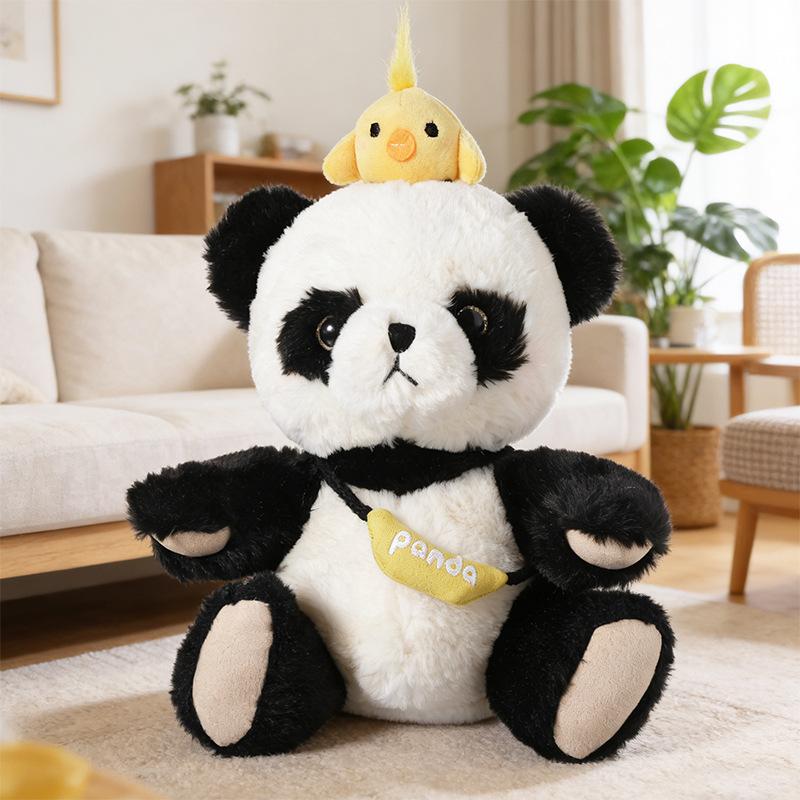 Creative Panda Plush Toy, Cute Stuffed Panda Doll with Companion жовтий
Creative Panda Plush Toy, Cute Stuffed Panda Doll with Companion жовтий