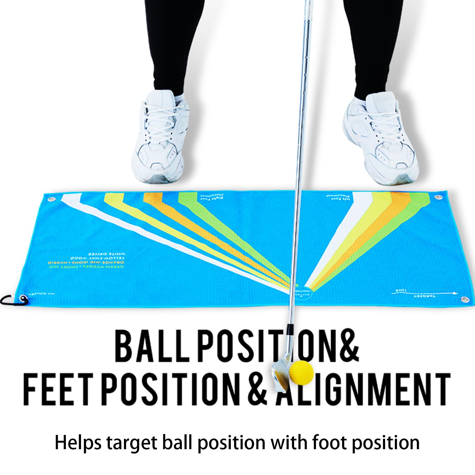 Golf Swing Station Towel Double-sided Putting Guide Club Positioning And Path Towel Chipping / Pitching Training Mat For Golf China Mainland
Golf Swing Station Towel Double-sided Putting Guide Club Positioning And Path Towel Chipping / Pitching Training Mat For Golf China Mainland