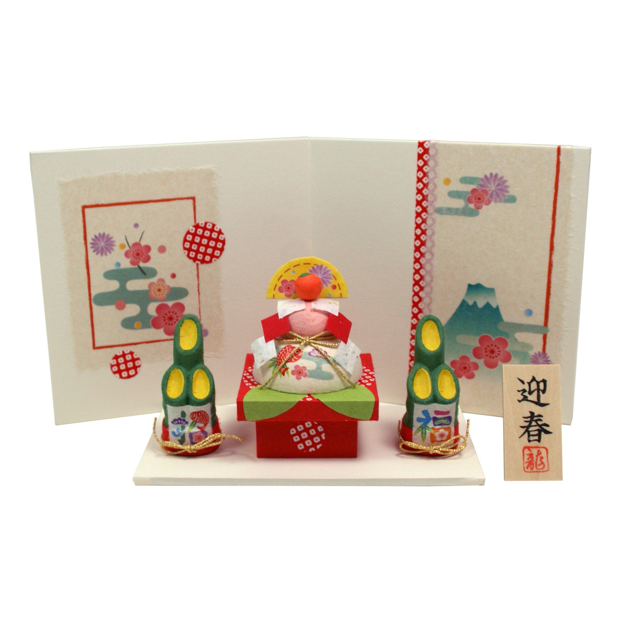 Osaka Choseido New Year s Ornaments, Ornament Set, Torn Washi Paper, Kagami Mochi, Kadomatsu, with Original Wooden Tag
Osaka Choseido New Year s Ornaments, Ornament Set, Torn Washi Paper, Kagami Mochi, Kadomatsu, with Original Wooden Tag