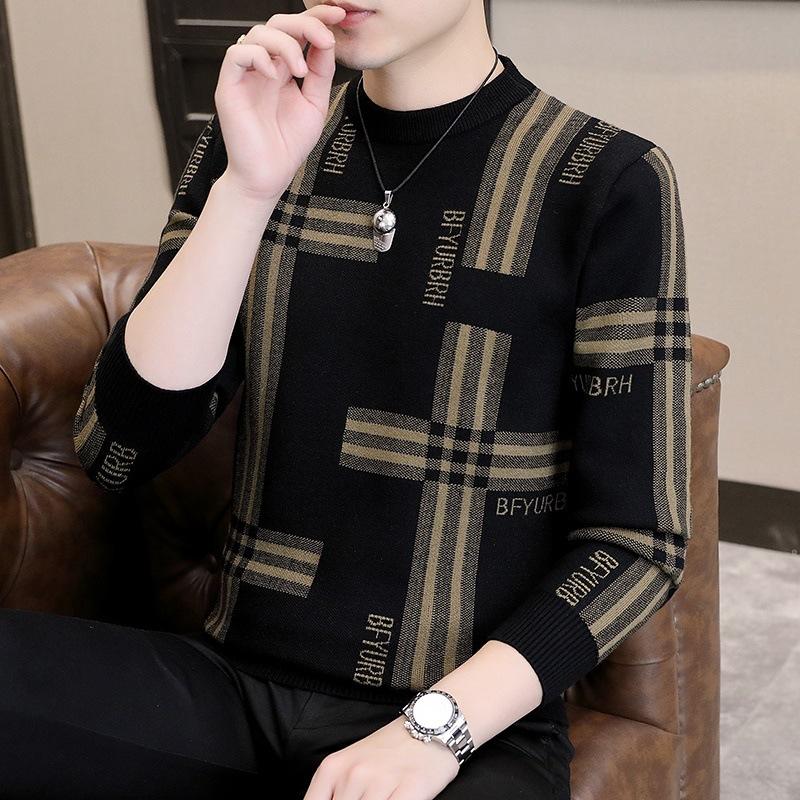 Autumn and Winter New Men s Knitted Pullover Crewneck Bottom Sweater Diamond Fashion Trend Sweater Korean Version Loose Top 4XL
Autumn and Winter New Men s Knitted Pullover Crewneck Bottom Sweater Diamond Fashion Trend Sweater Korean Version Loose Top 4XL