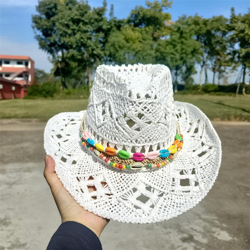 solid Cowboy Straw hat for women Fashion seashell straw cowboy hat beach summer cowboy Sunshade Jazz Hat sombrero vaquero hombre 56-58
solid Cowboy Straw hat for women Fashion seashell straw cowboy hat beach summer cowboy Sunshade Jazz Hat sombrero vaquero hombre 56-58