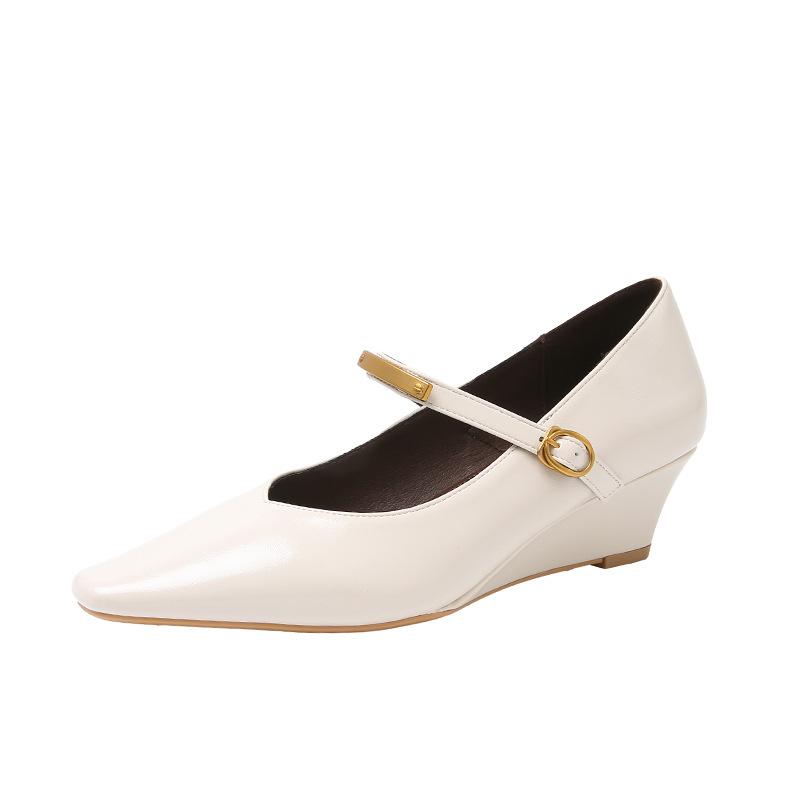 Новые туфли-клинья с квадратным носком, женственность с юбкой, туфли Мэри Джейн, нежные металлические маленькие кожаные туфли 40 бежевый
Новые туфли-клинья с квадратным носком, женственность с юбкой, туфли Мэри Джейн, нежные металлические маленькие кожаные туфли 40 бежевый