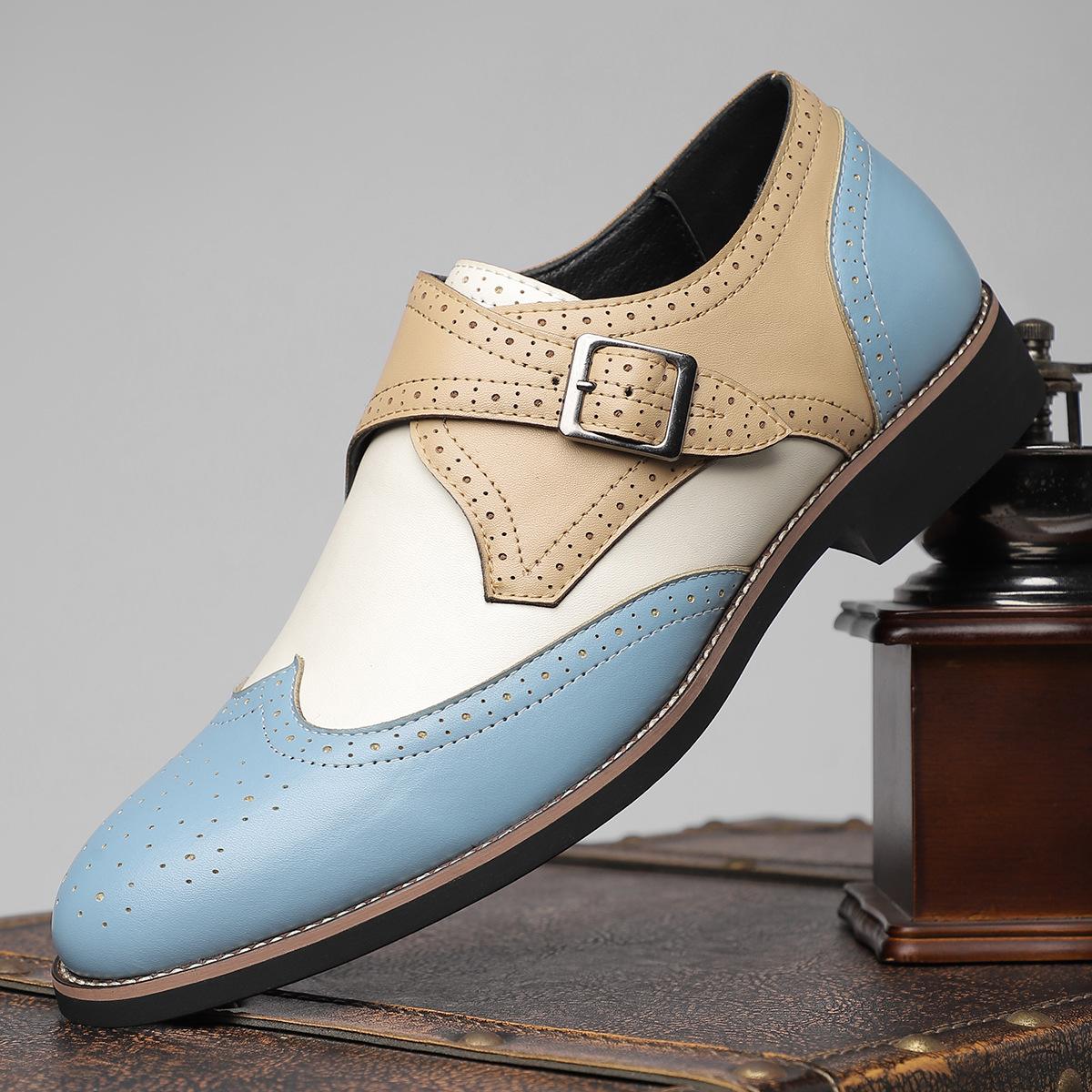 Мужская деловая повседневная кожаная обувь для внешней торговли, кожаная обувь Брок с перфорацией, 48 большой размер, модная универсальная мужская обувь 48 синий
Мужская деловая повседневная кожаная обувь для внешней торговли, кожаная обувь Брок с перфорацией, 48 большой размер, модная универсальная мужская обувь 48 синий