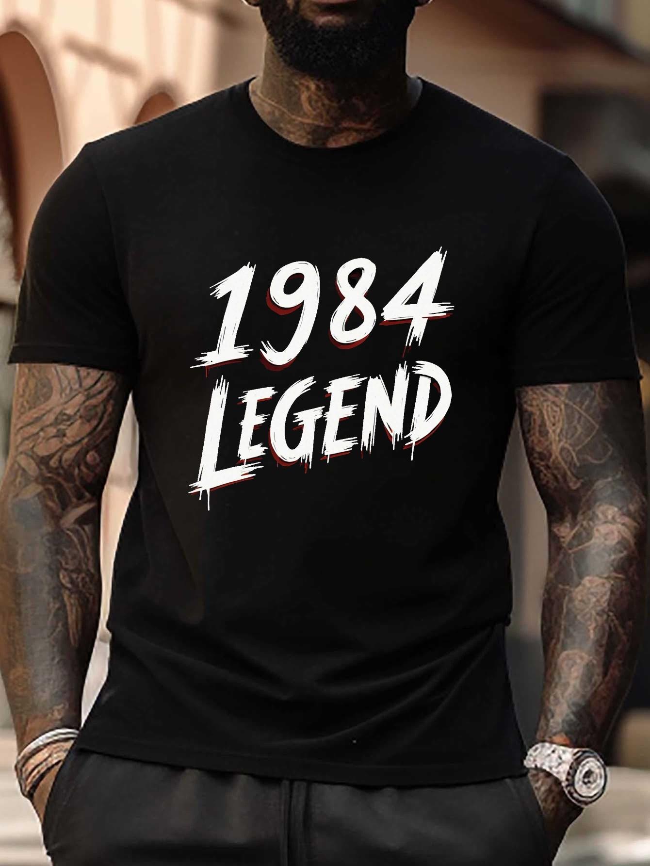 1984 Legend Bold Typography T-shirt - Plus Size Regular Fit Short Sleeve M
1984 Legend Bold Typography T-shirt - Plus Size Regular Fit Short Sleeve M