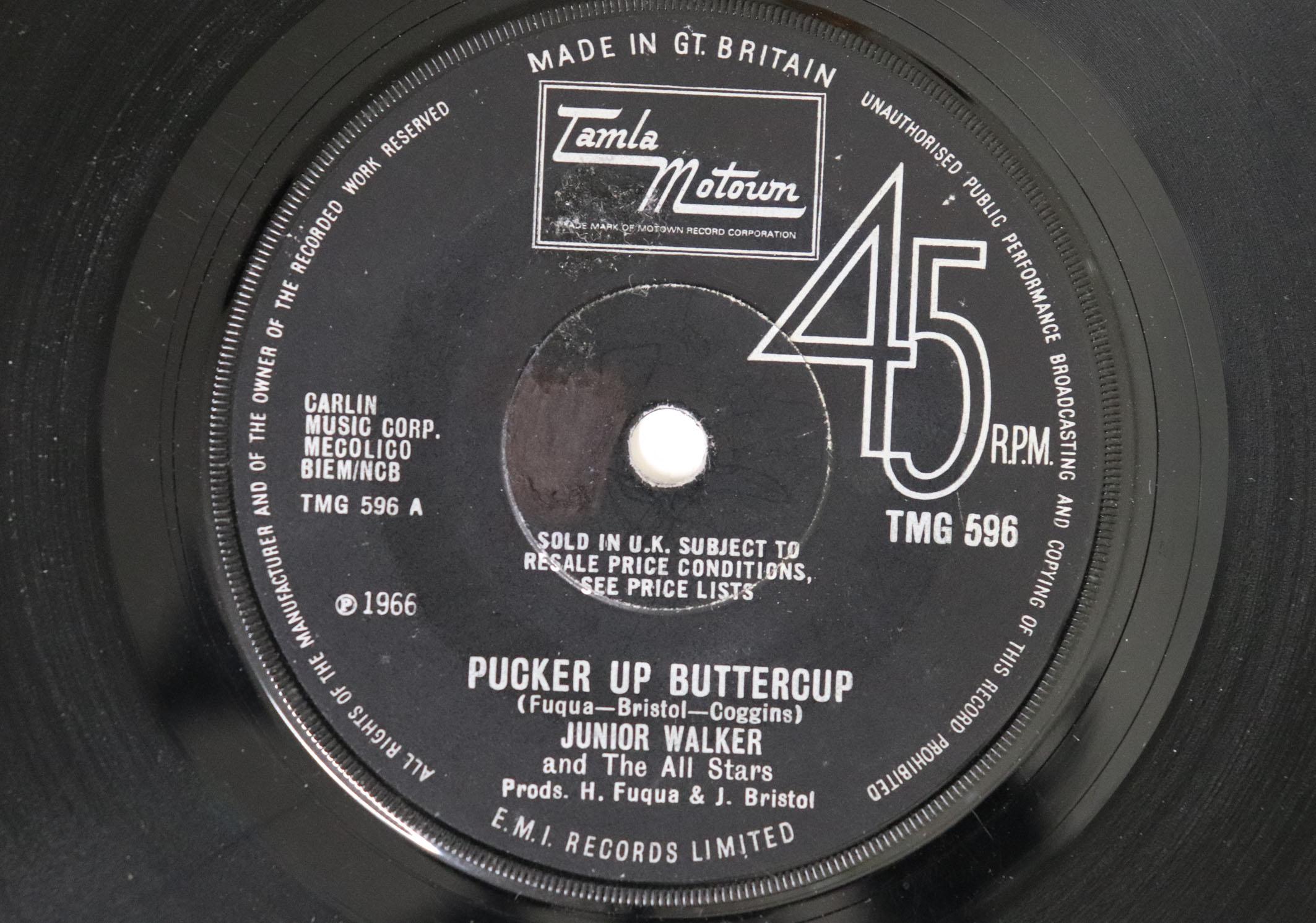 7inch Record JUNIOR WALKER Pucker Up Buttercup Anyway You Wa TMG596 TAMLA MOTOWN 1966 UK SoulFunk Used
7inch Record JUNIOR WALKER Pucker Up Buttercup Anyway You Wa TMG596 TAMLA MOTOWN 1966 UK SoulFunk Used