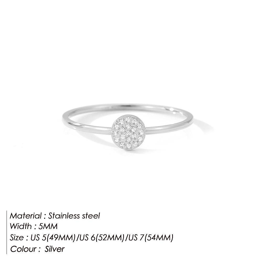 CARLIDANA Ins Minimalist 18K Gold Plated Wedding Bridal Iced Pave CZ Cubic Zircon Stainless Steel Ring For Women Jewelry 7 срібний
CARLIDANA Ins Minimalist 18K Gold Plated Wedding Bridal Iced Pave CZ Cubic Zircon Stainless Steel Ring For Women Jewelry 7 срібний