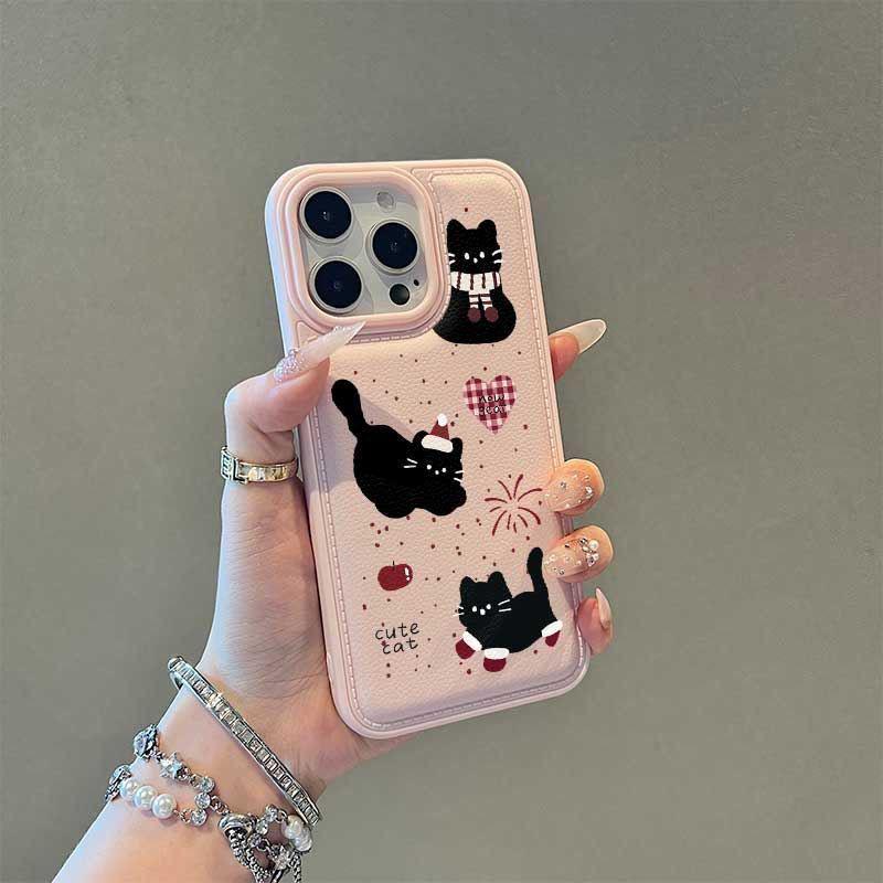 Christmas Black Cat Leather Texture Phone Case for iPhone 17, 16 Pro Max, 14, 13, & 12 iPhone 16
Christmas Black Cat Leather Texture Phone Case for iPhone 17, 16 Pro Max, 14, 13, & 12 iPhone 16
