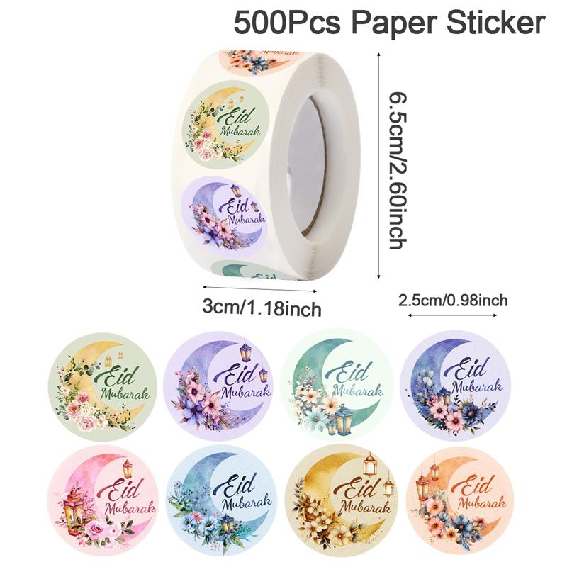 500pcs EID Mubarak Stickers Gift Bag Candy Box Seal Lables Ramadan Kareem Paper Sticker Islamic Muslim Party DIY Decoration 2026
500pcs EID Mubarak Stickers Gift Bag Candy Box Seal Lables Ramadan Kareem Paper Sticker Islamic Muslim Party DIY Decoration 2026