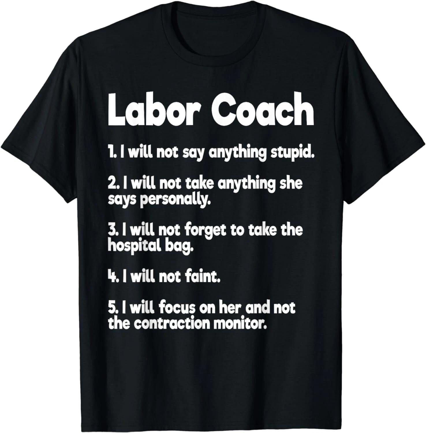 Labor Coach Expecting Dad Rules Papa Funny Baby Gift Unisex T-Shirt S
Labor Coach Expecting Dad Rules Papa Funny Baby Gift Unisex T-Shirt S