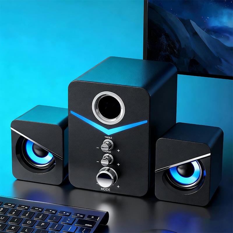 Bluetooth Speaker Home Theater Sound Bass System Mini Speakers Desktop Computer MP3 Player Audio for PC Phone Subwoofer Soundbar чорний
Bluetooth Speaker Home Theater Sound Bass System Mini Speakers Desktop Computer MP3 Player Audio for PC Phone Subwoofer Soundbar чорний