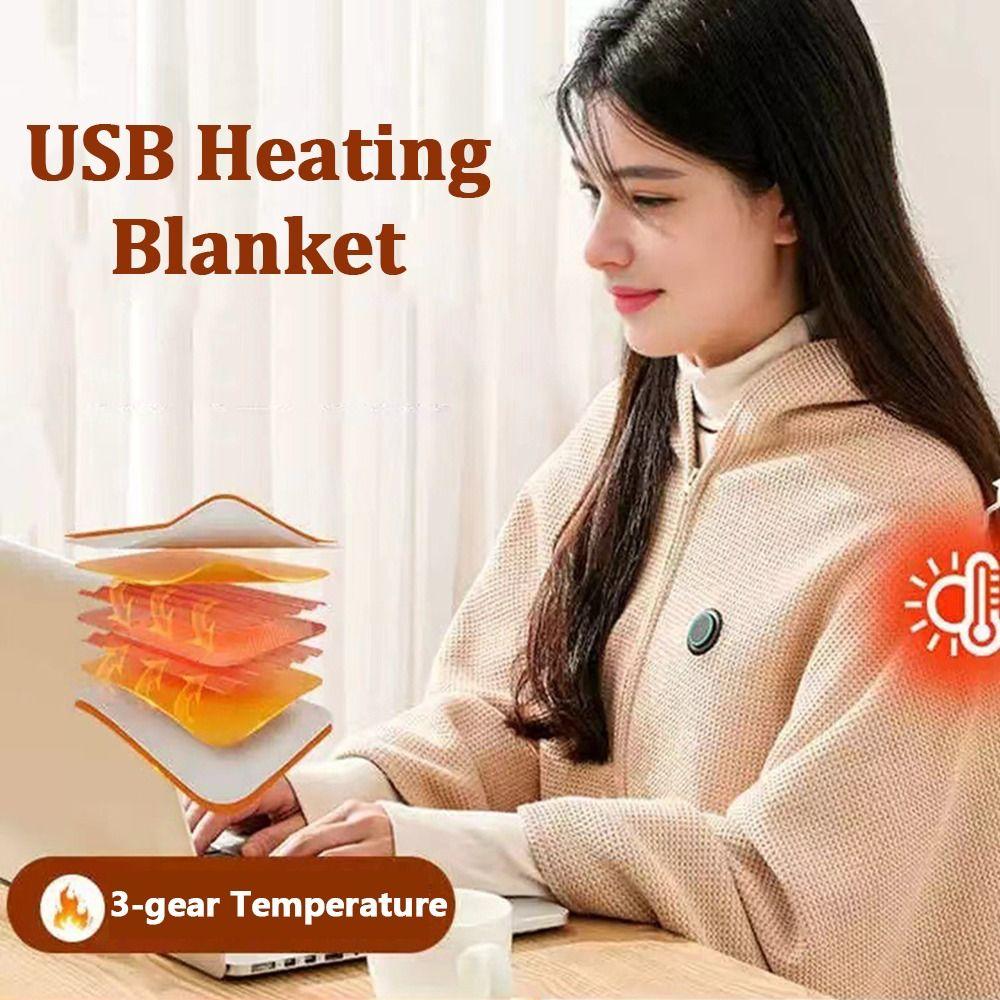 Foldable Wearable USB Heating Blanket Washable Heated Throw Blanket camping зелений
Foldable Wearable USB Heating Blanket Washable Heated Throw Blanket camping зелений