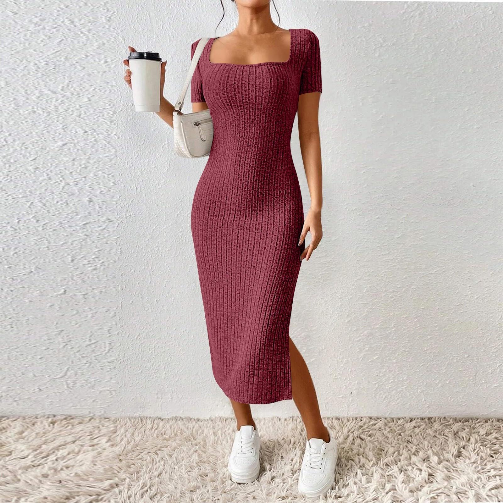 Новое женское французское платье с квадратным вырезом и короткими рукавами с боковым разрезом XXL
Новое женское французское платье с квадратным вырезом и короткими рукавами с боковым разрезом XXL