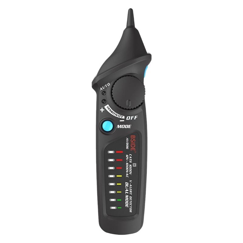 Auto Sensings Voltages Pen Tool Voltages Detectors With Visual Audios Alarms Lightweight Portability Design LED and Sound Alert
Auto Sensings Voltages Pen Tool Voltages Detectors With Visual Audios Alarms Lightweight Portability Design LED and Sound Alert