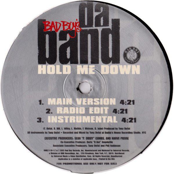 12inch Record DA BAND - Bad Boy This Bad Boy That / Hold Me UNIR211101 Bad Boy Enterta 2003 US Rap & Hip-Hop/R&B Used
12inch Record DA BAND - Bad Boy This Bad Boy That / Hold Me UNIR211101 Bad Boy Enterta 2003 US Rap & Hip-Hop/R&B Used