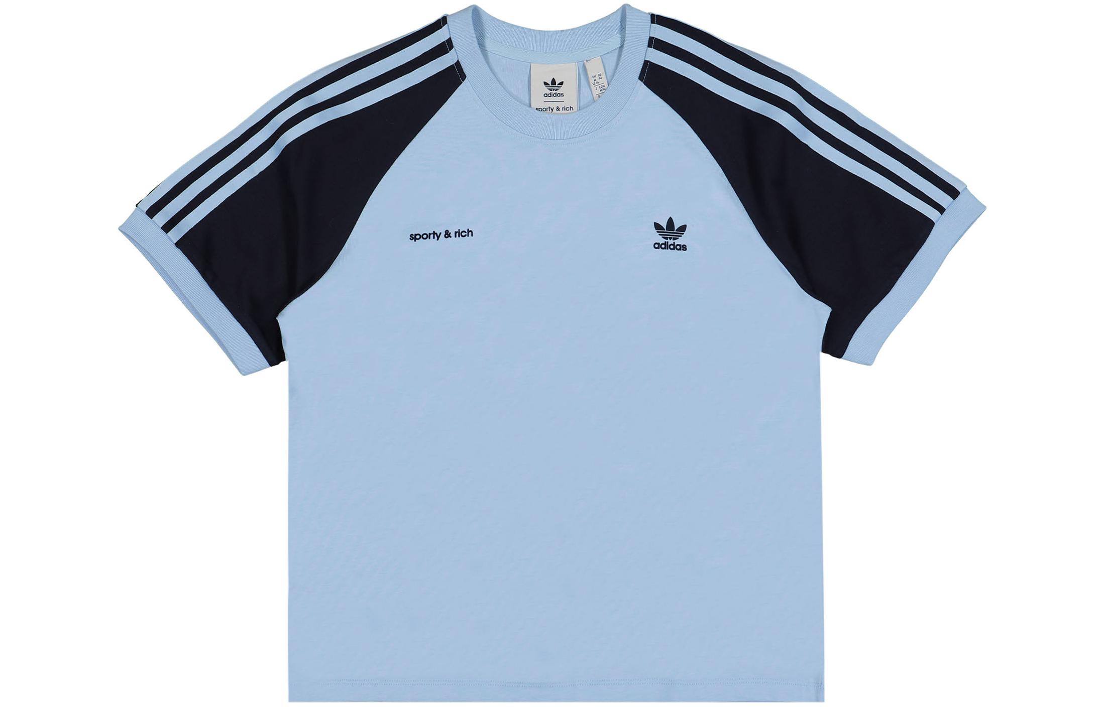 Adidas Originals X Sporty & Rich Ringer Tee Baby Blue/Navy IN5250 L
Adidas Originals X Sporty & Rich Ringer Tee Baby Blue/Navy IN5250 L