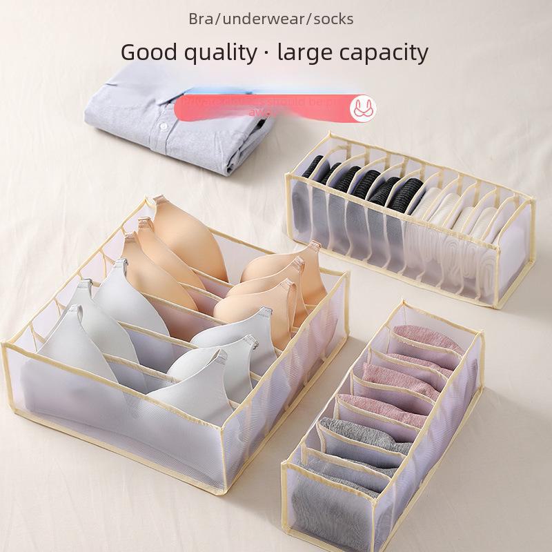 Foldable Drawer-Style Underwear and Socks Storage Box for Bedroom 7 grid, non-woven fabric сірий колір
Foldable Drawer-Style Underwear and Socks Storage Box for Bedroom 7 grid, non-woven fabric сірий колір