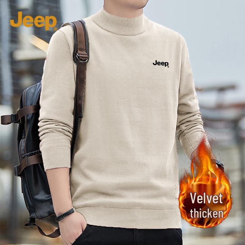 JEEP Men s Winter Plush Lined Semi-High Collar Knit Sweater M
JEEP Men s Winter Plush Lined Semi-High Collar Knit Sweater M