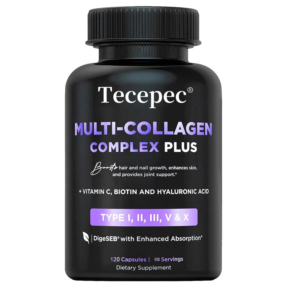 Multi Collagen Complex Dietary Supplement, 120 Capsules Per Bottle 120 Capsules
Multi Collagen Complex Dietary Supplement, 120 Capsules Per Bottle 120 Capsules