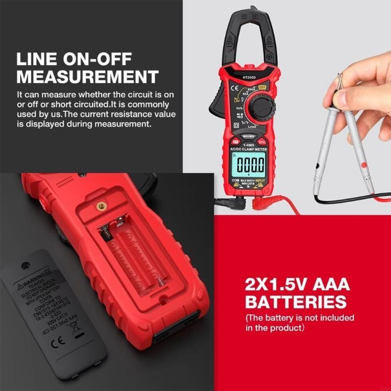 1 Set HT206D Multipurpose Clamp Multimeter for Accurate Electrical Measurements A0KF China Mainland
1 Set HT206D Multipurpose Clamp Multimeter for Accurate Electrical Measurements A0KF China Mainland
