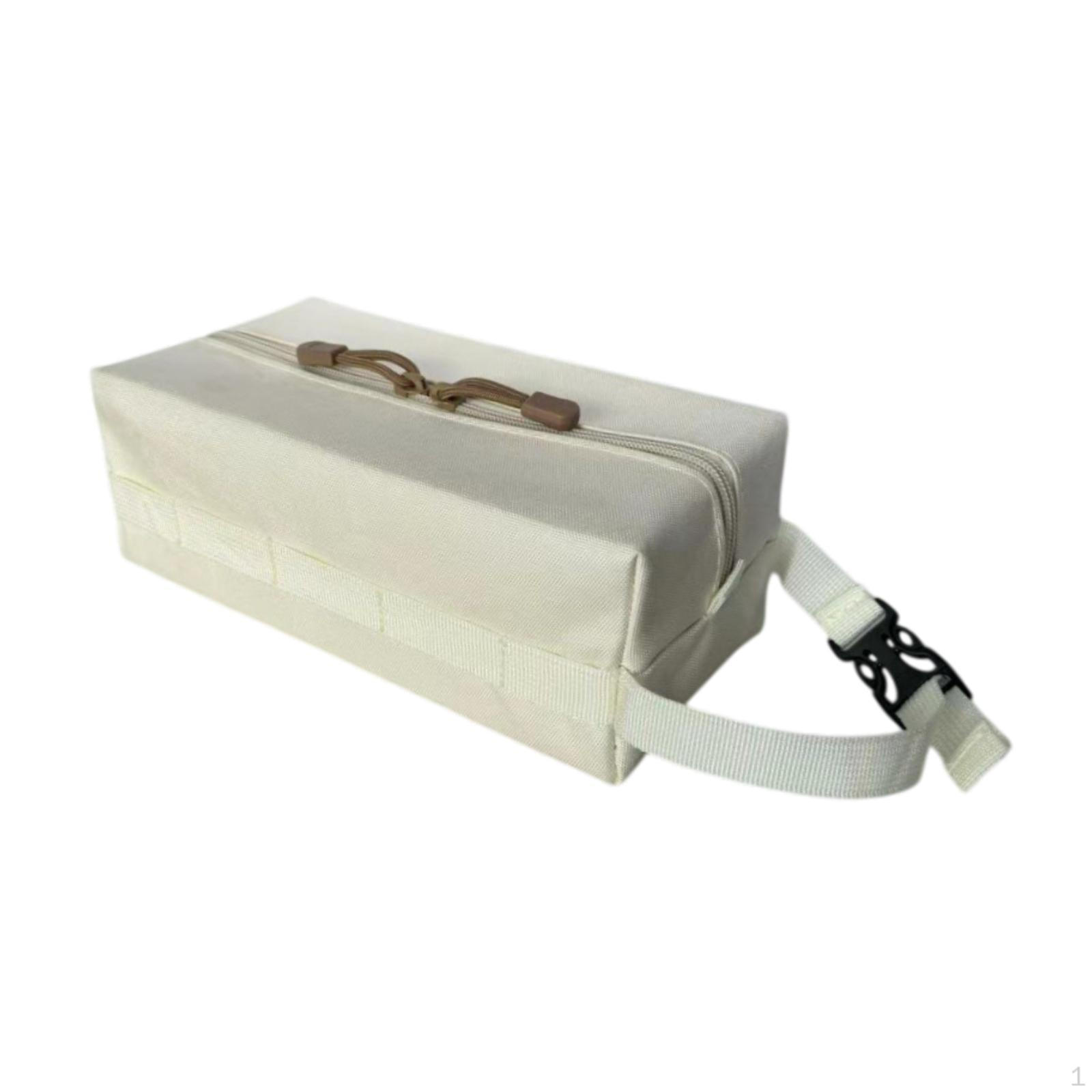 Camping Tissue Box Storage Bag Oxford Cloth Portable with Hanging Holes, Holder for Home
Camping Tissue Box Storage Bag Oxford Cloth Portable with Hanging Holes, Holder for Home