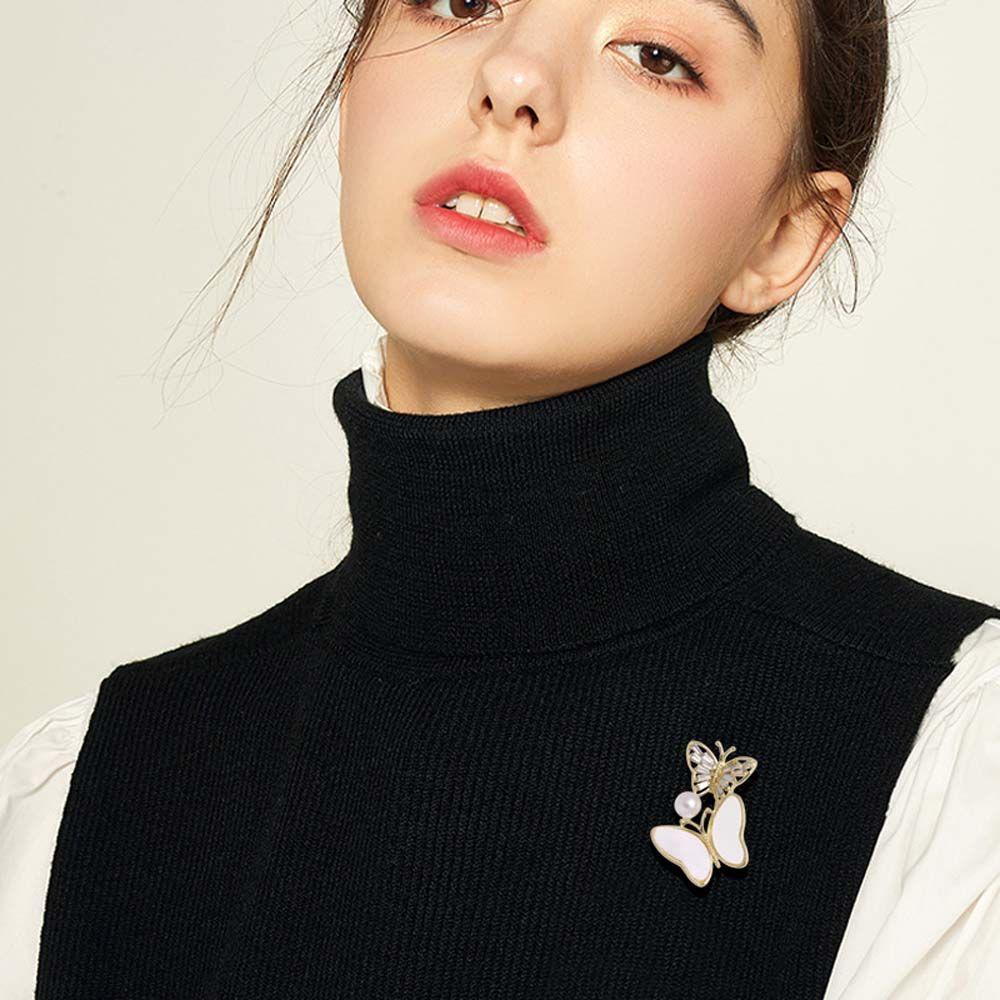 Fritillary Party Jewelry Collar Pins Pearl Brooches Badges Pin Women Butterfly Brooches Korean Pin
Fritillary Party Jewelry Collar Pins Pearl Brooches Badges Pin Women Butterfly Brooches Korean Pin