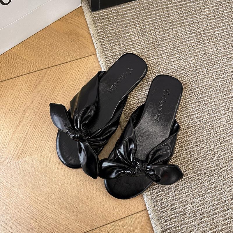 2025 новые летние милые шлепанцы с круглым носком и открытым носком, с бантом, прохладные, женские, для пляжа на море, плоские шлепанцы 40 чёрный
2025 новые летние милые шлепанцы с круглым носком и открытым носком, с бантом, прохладные, женские, для пляжа на море, плоские шлепанцы 40 чёрный