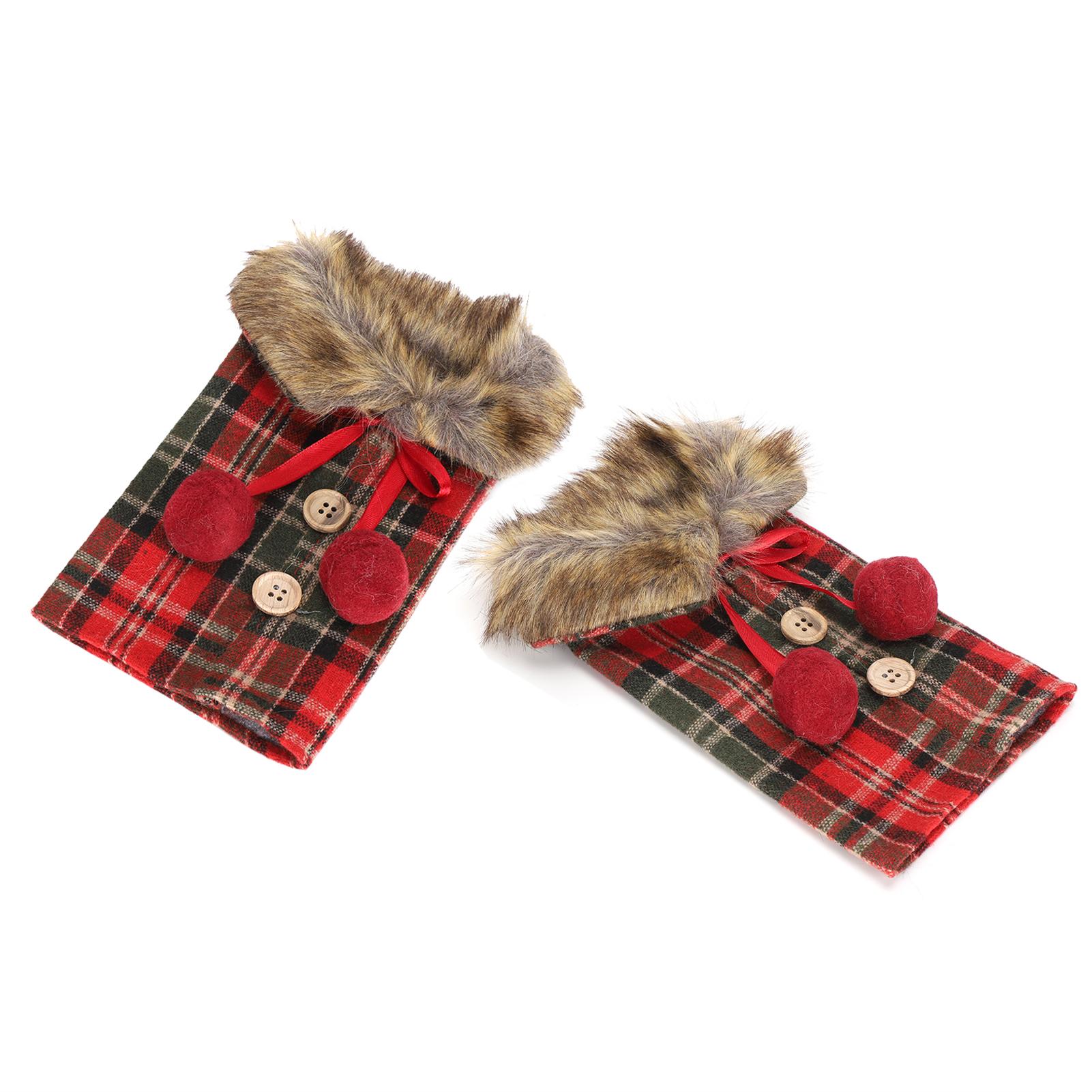 Christmas Wine Bottle Cover Red Checkered Cloth for Wedding Festival Decorations
Christmas Wine Bottle Cover Red Checkered Cloth for Wedding Festival Decorations