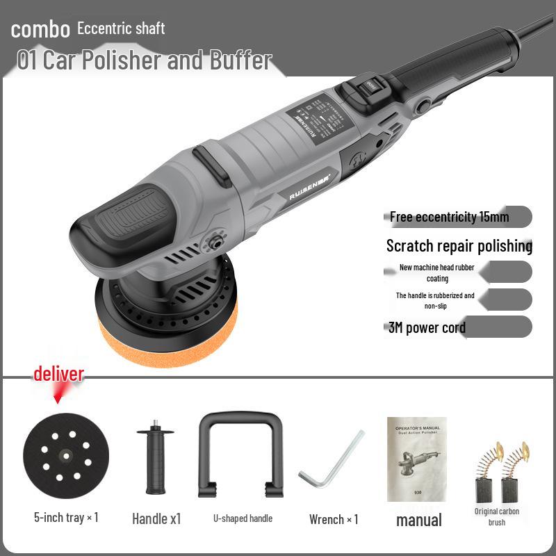 Dual-Voltage Eccentric DA Car Polishing & Waxing Machine with Variable Speed Adjustment
Dual-Voltage Eccentric DA Car Polishing & Waxing Machine with Variable Speed Adjustment