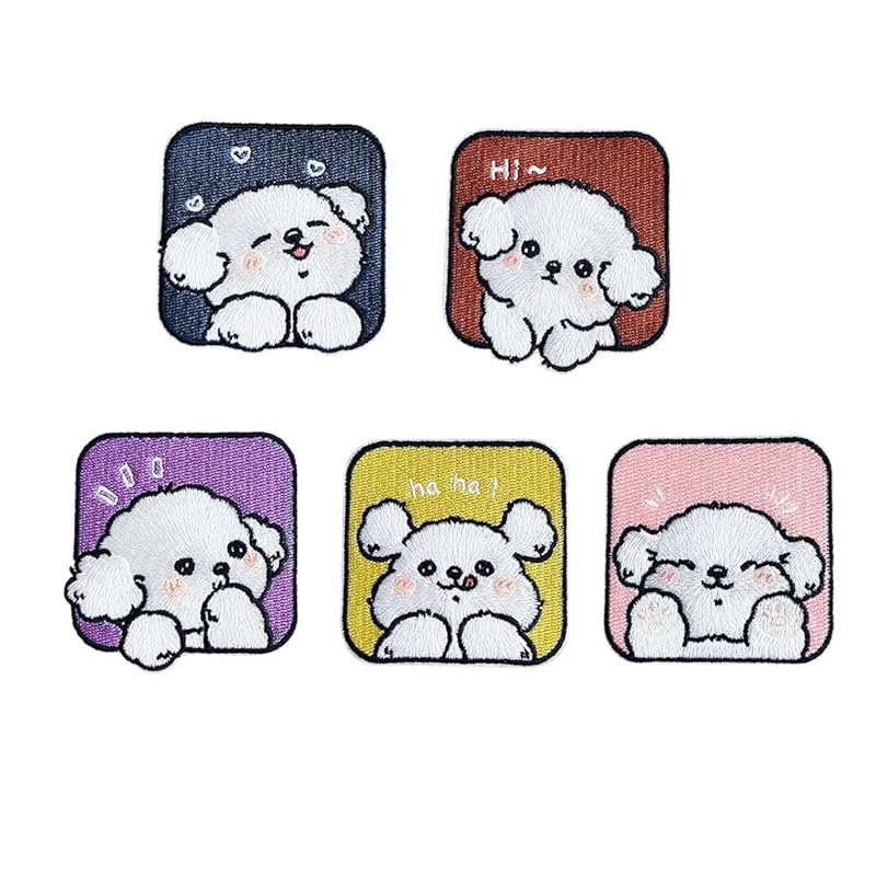 iron on patch animal velcro patch iron applique Fashionable embroidery (dog greeting 5 points set)
iron on patch animal velcro patch iron applique Fashionable embroidery (dog greeting 5 points set)