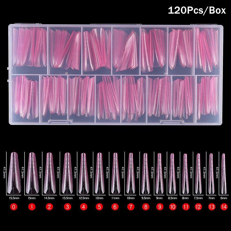 120Pcs Armor Model With Scale Nail Forms Manicure Extensions False Nail Tips Quick Building Gel Mold Nail Art Salon рожевий
120Pcs Armor Model With Scale Nail Forms Manicure Extensions False Nail Tips Quick Building Gel Mold Nail Art Salon рожевий