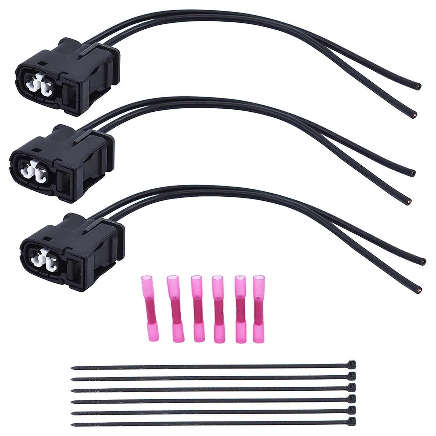 3 Piece of Ignition Coil Connector Plug Harness Pigtail with Wires HGHS-010 Replacement for Toyota Chaser Supra Soarer Verossa Crown Aristo Lexus
3 Piece of Ignition Coil Connector Plug Harness Pigtail with Wires HGHS-010 Replacement for Toyota Chaser Supra Soarer Verossa Crown Aristo Lexus