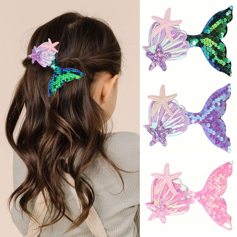 1PC New Mermaid Princess Tail Hairpin for Girls Kids Bangs Decorative Cute Cartoon Children s Baby Headwear Hair Accessories
1PC New Mermaid Princess Tail Hairpin for Girls Kids Bangs Decorative Cute Cartoon Children s Baby Headwear Hair Accessories