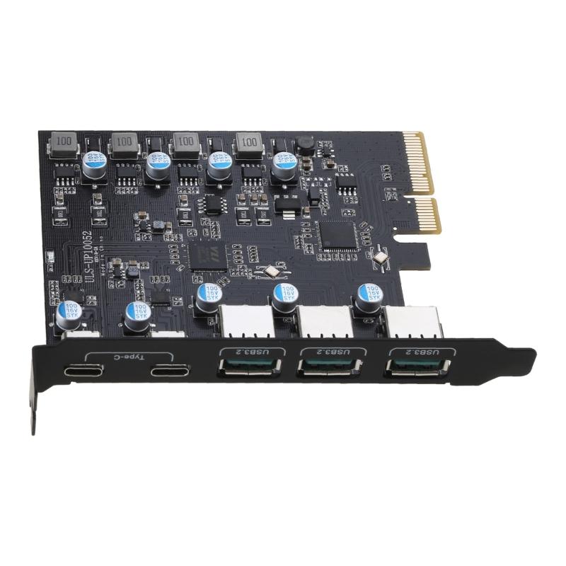 5-Port PCIE to Type-C pansion Card USB3.2 20Gb Drive-free Desktop Computer Adapter Card PCIE Splitter Converter r
5-Port PCIE to Type-C pansion Card USB3.2 20Gb Drive-free Desktop Computer Adapter Card PCIE Splitter Converter r