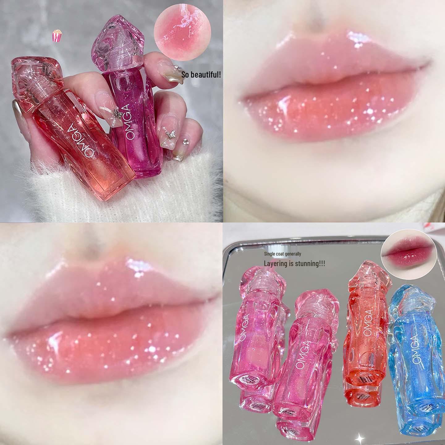 OMGA Lively Watery Plumping Shimmer Lip Gloss - Perfect for Parties and Comfortable Wear
OMGA Lively Watery Plumping Shimmer Lip Gloss - Perfect for Parties and Comfortable Wear