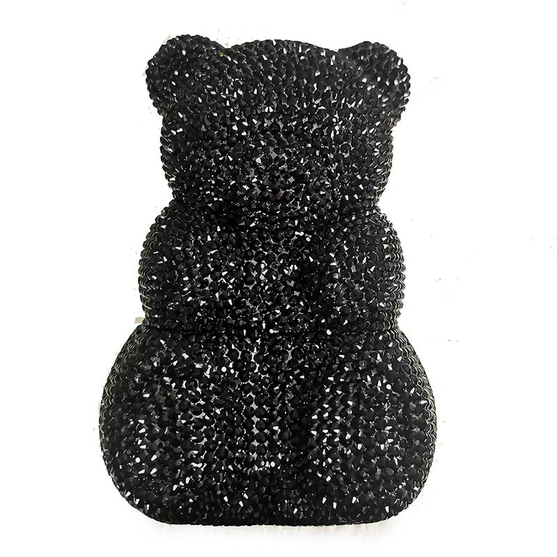 Bear-Shaped Yellow Rhinestone Diamond Wedding Party Bags Luxury Designer Women Evening Clutches Purses Formal Dinner Handbags 15cmX11cmX5cm
Bear-Shaped Yellow Rhinestone Diamond Wedding Party Bags Luxury Designer Women Evening Clutches Purses Formal Dinner Handbags 15cmX11cmX5cm
