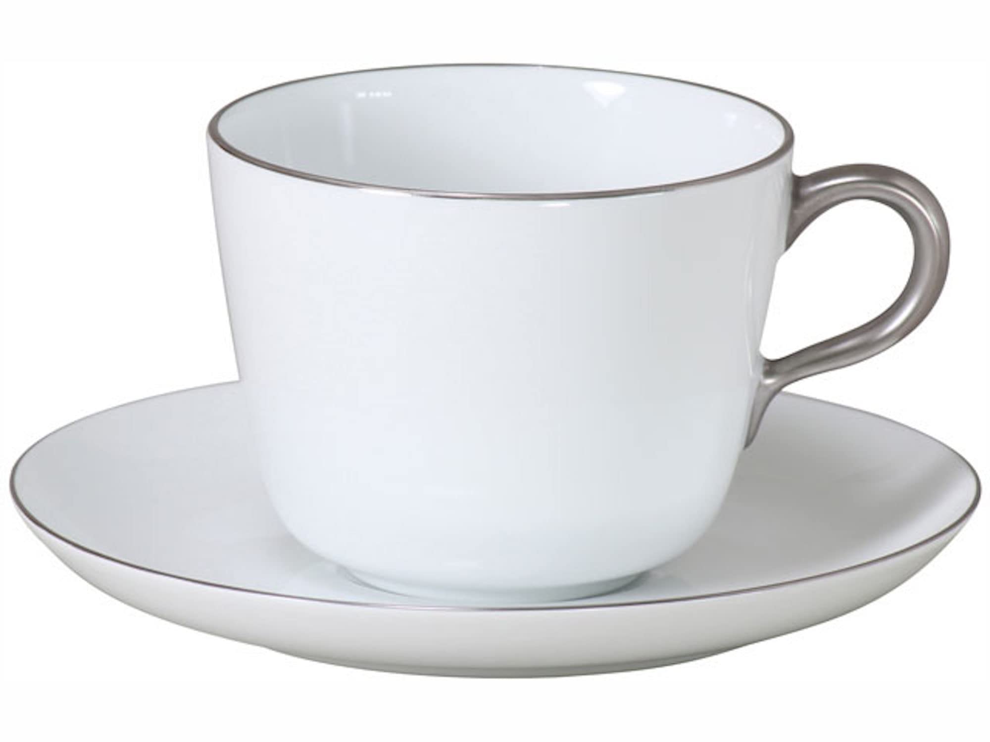 Okura Art Pottery Platinum Line Morning Cup & Saucer, Coffee/Tea, Made in Japan, 26c/1002
Okura Art Pottery Platinum Line Morning Cup & Saucer, Coffee/Tea, Made in Japan, 26c/1002