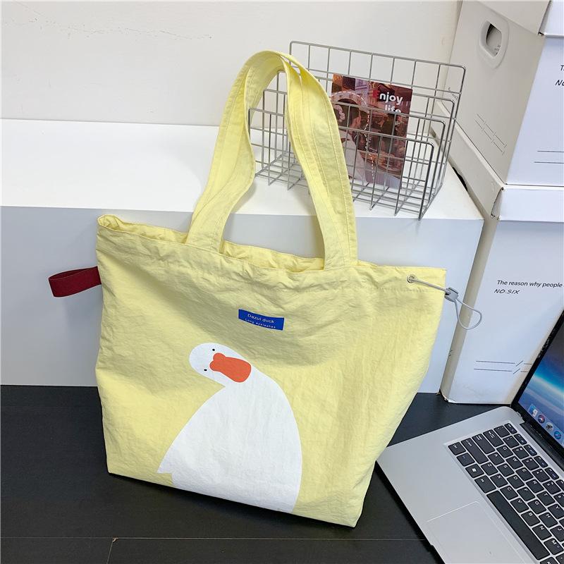 Bag cute little duck large capacity canvas bag tote student literary and leisure shoulder bag handbag жовтий
Bag cute little duck large capacity canvas bag tote student literary and leisure shoulder bag handbag жовтий