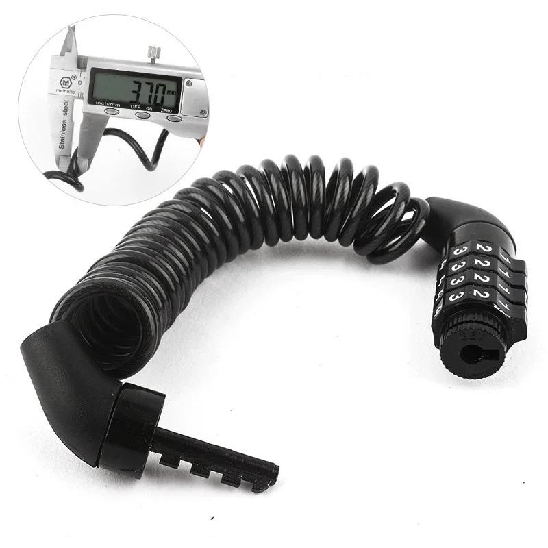 Wire Rope Anti-Theft Durable Cable Chain 4-Digit Password Motorcycle Bicycle Helmet Lock Portable Safety
Wire Rope Anti-Theft Durable Cable Chain 4-Digit Password Motorcycle Bicycle Helmet Lock Portable Safety